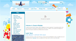 Desktop Screenshot of dreamsinflatables.com.sg
